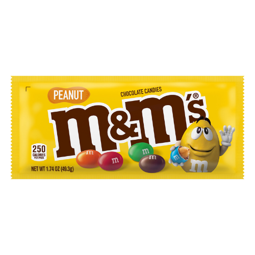 Packet of Peanut M&M's produced by Mars Inc. December 13, 2021, United  Kingdom Stock Photo