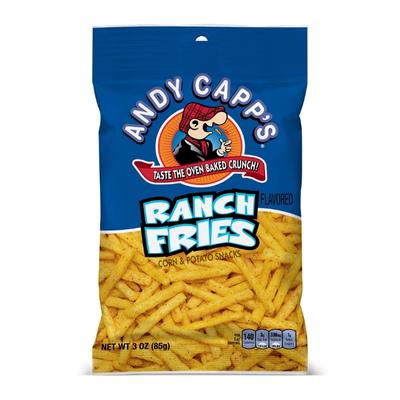 Andy Capps Hot Fries Corn & Potato Snacks Big Bag, 8 Oz.
