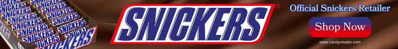 Snickers at Candy Retailer banner