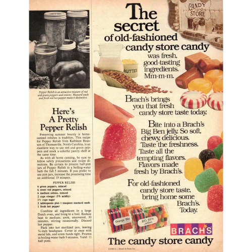 Brach's Candy Retro Advertisements - Candy Favorites