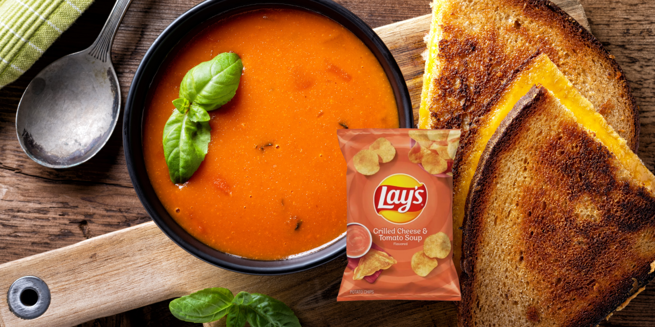 Lay’s Unveils Grilled Cheese & Tomato Soup Chips in New Collaboration