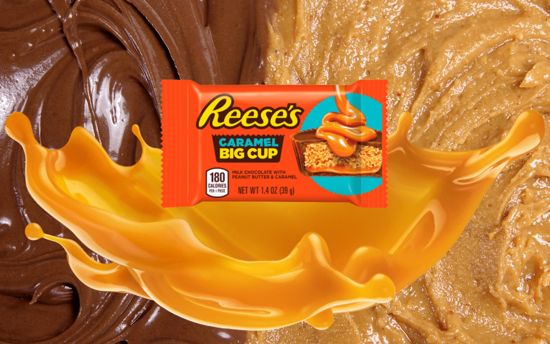 Reeses Unveils New Caramel Big Cups Available Nationwide 7898