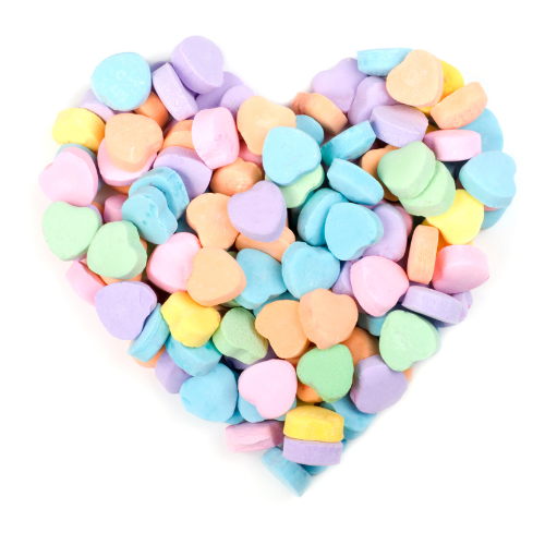Discover Your Favorite Conversation Hearts at Candy Retailer