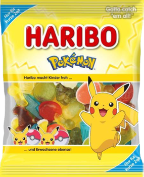 Haribo Pokemon Limited Edition Pikachu, 4oz Bag, 12ct Box