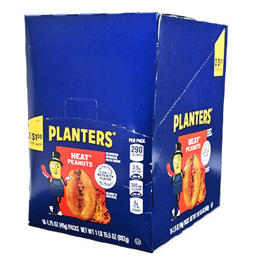 Planters Heat Peanuts 18ct Box Expires May 23rd 2026