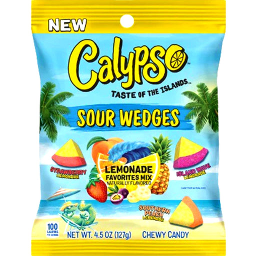 Calypso Sour Wedges Lemonade Favorites Mix 4.5oz Bag