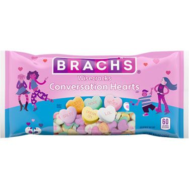 Brachs Valentines Conversation Hearts Wisecracks 8.5oz Bag