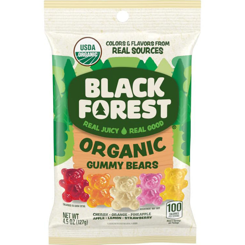 Black Forest Organic Gummy Bears 4.5oz Bag