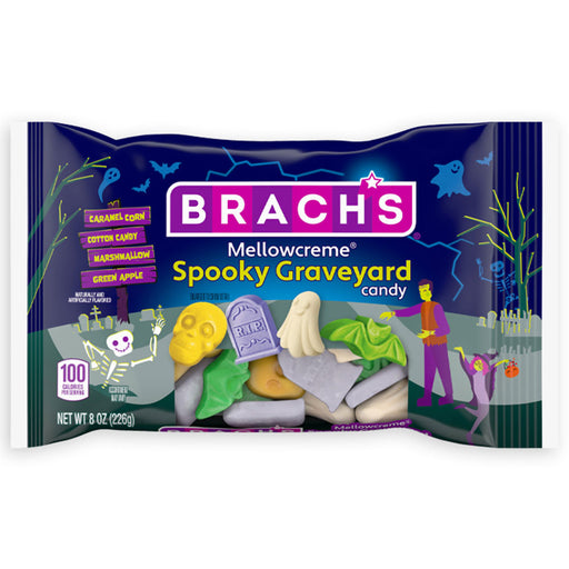 Brachs Halloween Mellowcreme Spooky Graveyard 8oz Bag