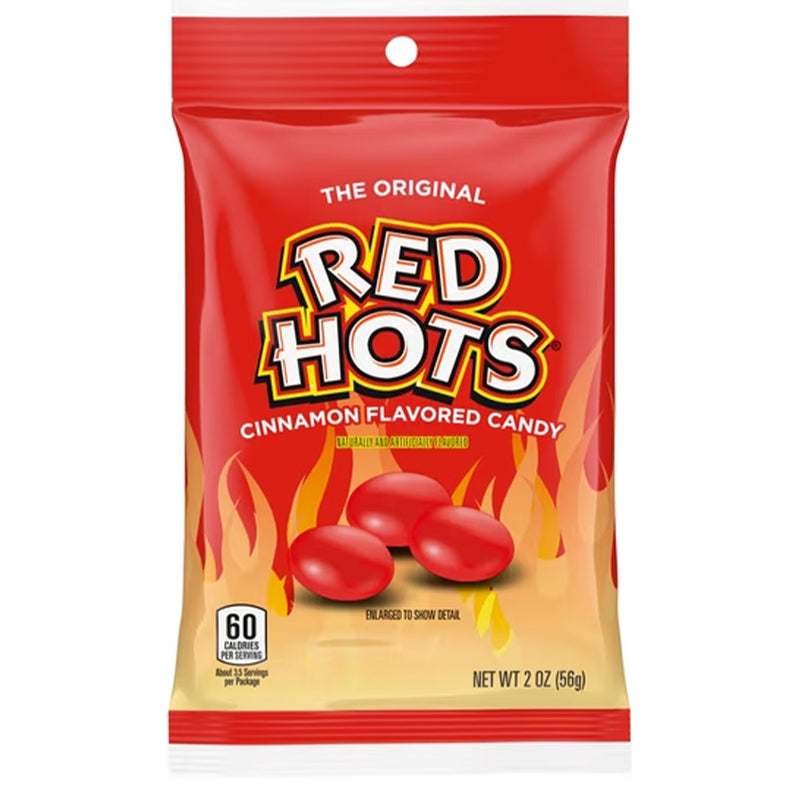 The Original Red Hots 2oz Peg Bag