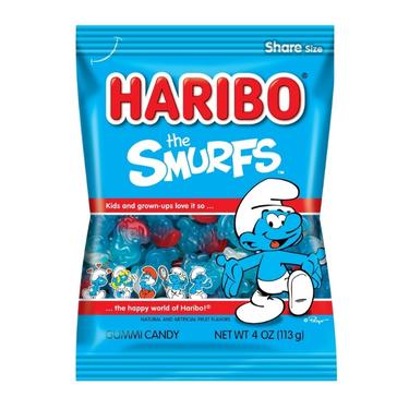 Haribo Smurfs 4oz Bag Expires June 1st 2026