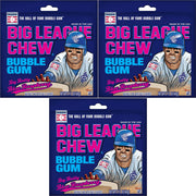Big League Chew Big Rally Blue Raspberry Bubble Gum, 2.12 oz, 3 Pack