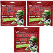 Big League Chew Squeeze Play Sour Cherry Bubble Gum, 2.12 oz, 3 Pack