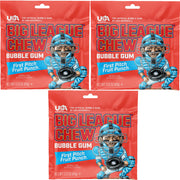 Big League Chew First Pitch Fruit Punch Bubble Gum, 2.12 oz, 3 Pack