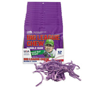 Big League Chew Ground Ball Grape Bubble Gum, 2.12 oz, 12 Pack Box