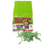Big League Chew Swingin' Sour Apple Bubble Gum, 2.12 oz, 12 Pack Box