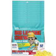 Big League Chew Triple Play Tropical Bubble Gum, 2.12 oz, 12 Pack Box