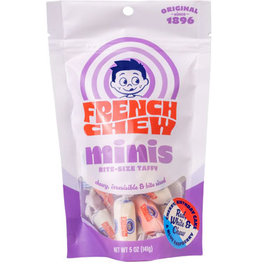French Chew Minis Red White And Chew 5oz Bag