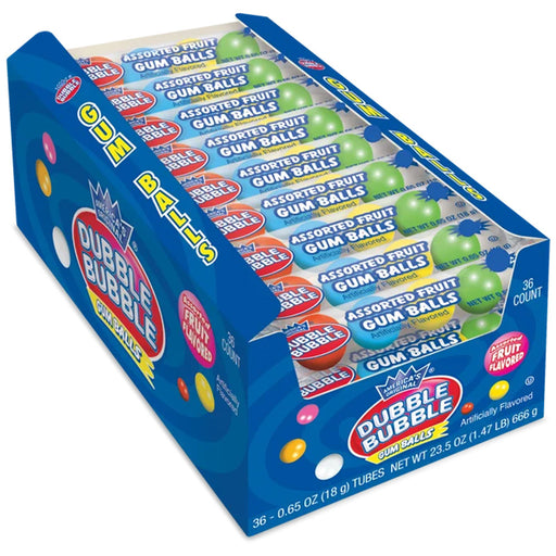 Dubble Bubble Gum Balls 36ct Box