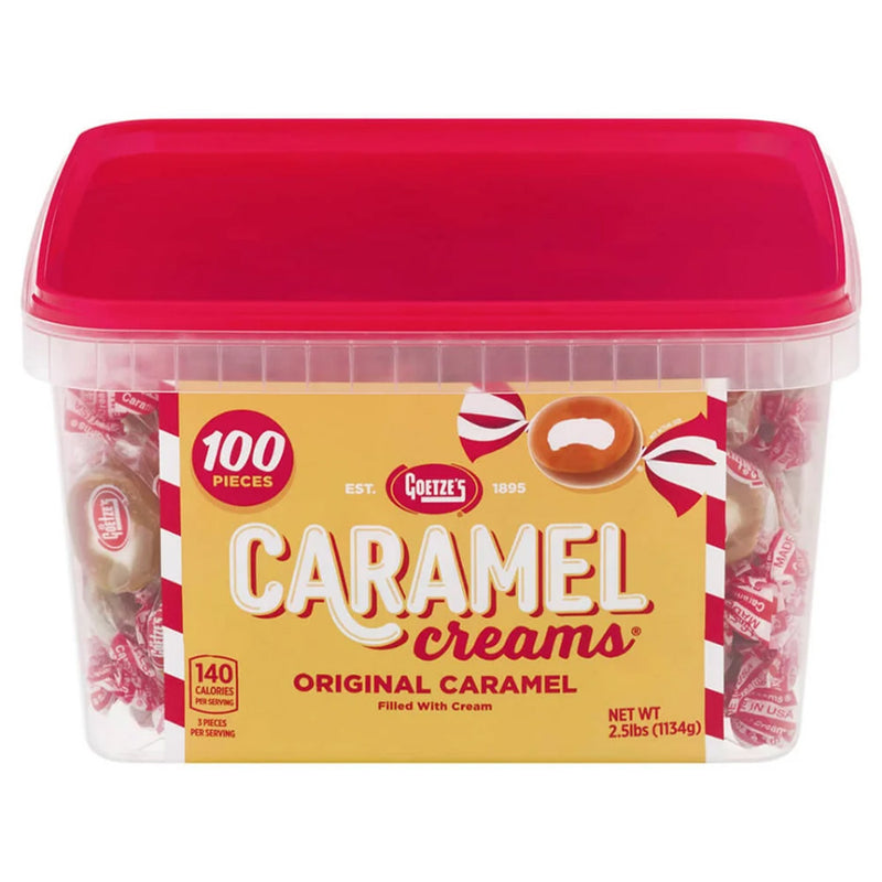 Goetze's Caramel Creams 100ct Tub