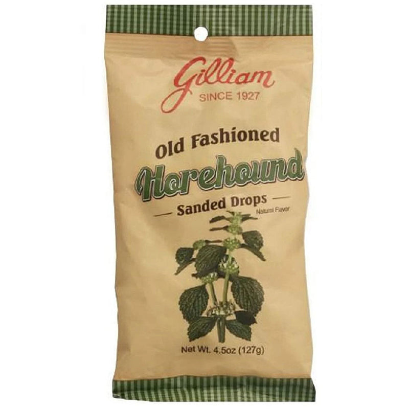 Gilliam Sanded Drops Horehound 4.5oz Bag Expires September 19th 2026