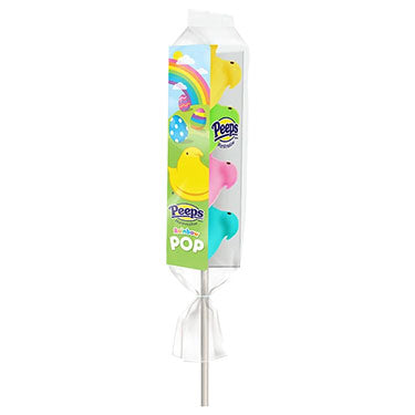 Peeps Easter Marshmallow Chicks Rainbow Pops 4ct
