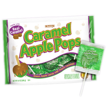 Tootsie Caramel Apple Pops 12.7oz Bag