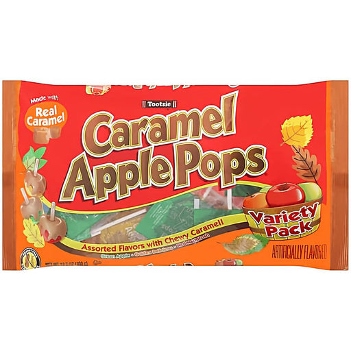 Tootsie Caramel Apple Orchard Pops 12.7oz Bag