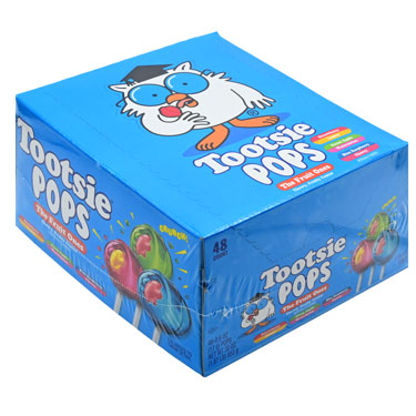 Tootsie Pops The Fruit Ones 48ct Box