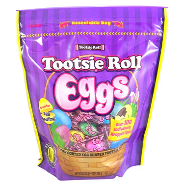 Tootsie Roll Easter Eggs Wrapped 23oz Bag