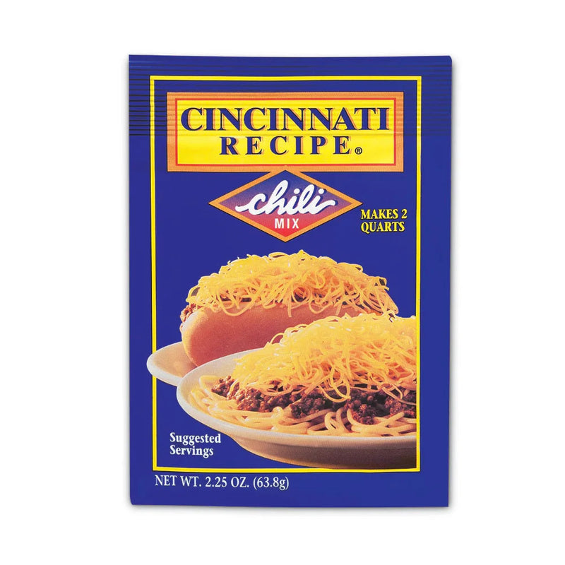 Cincinnati Recipe Chili Mix 2.25oz Packet Expires November 23rd 2026