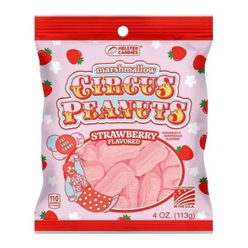 Melster Strawberry Circus Peanuts 4oz Bag