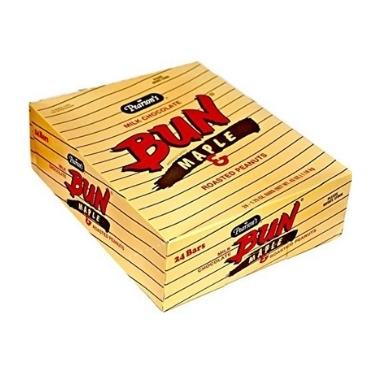 Pearsons Bun Milk Chocolate Maple and Roasted Peanuts 24ct Box Expires September 25th 2026