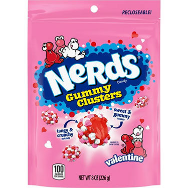 Nerds Valentine Gummy Clusters 8oz Bag