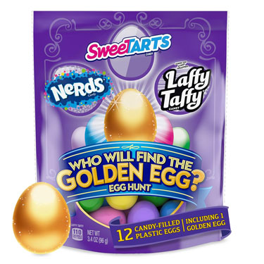 Ferrara Easter Egg Hunt 12 Plastic Filled Eggs 3.4oz Bag