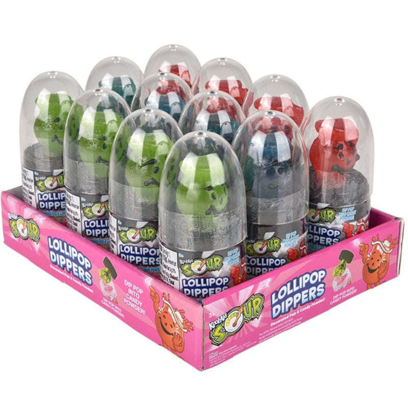 Kool Aid Lollipop Sour Dippers 12ct Box