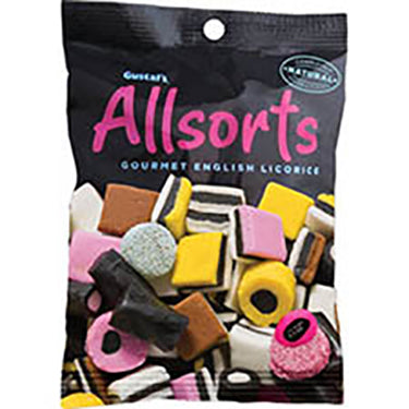 Gustafs Allsorts Licorice 6.3oz Bag Expires May 14th 2026