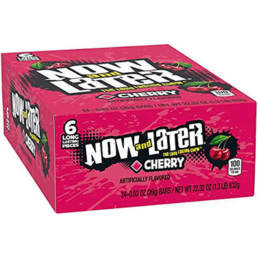 Now and Later Changemaker Cherry 0.93oz 24ct Box Expires July 1st 2026