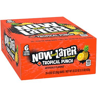Now and Later Changemaker Tropical Punch 0.93oz 24ct Box Expires August 1st 2026