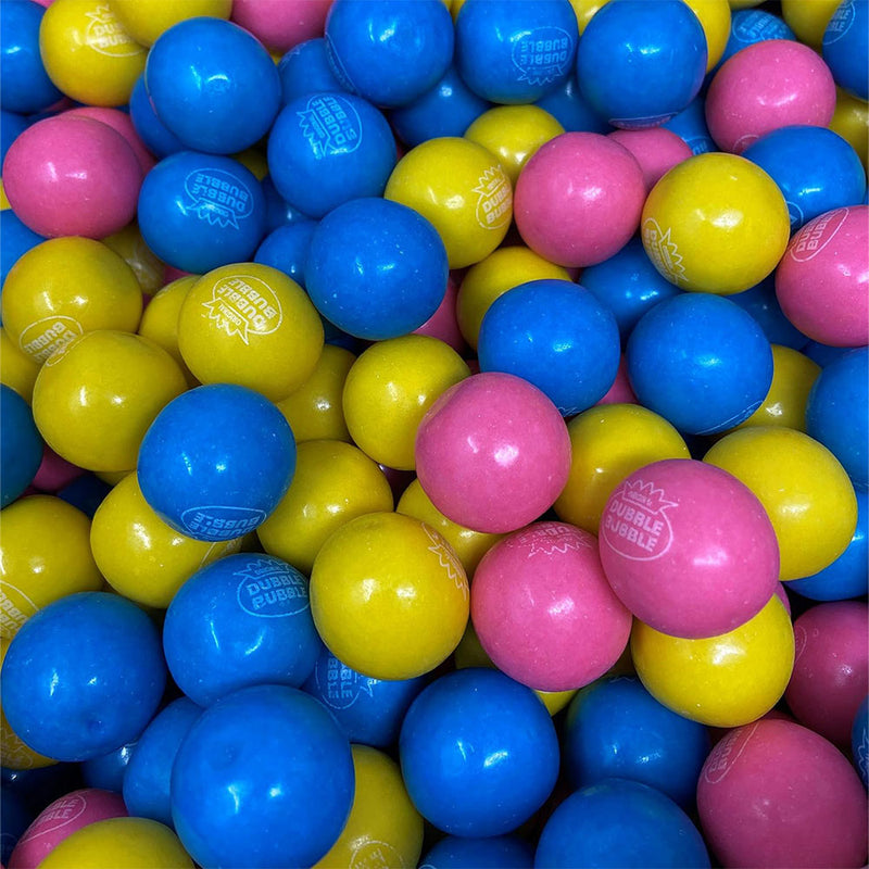 Dubble Bubble 1 Inch Gumballs Cotton Candy 850 Count Case