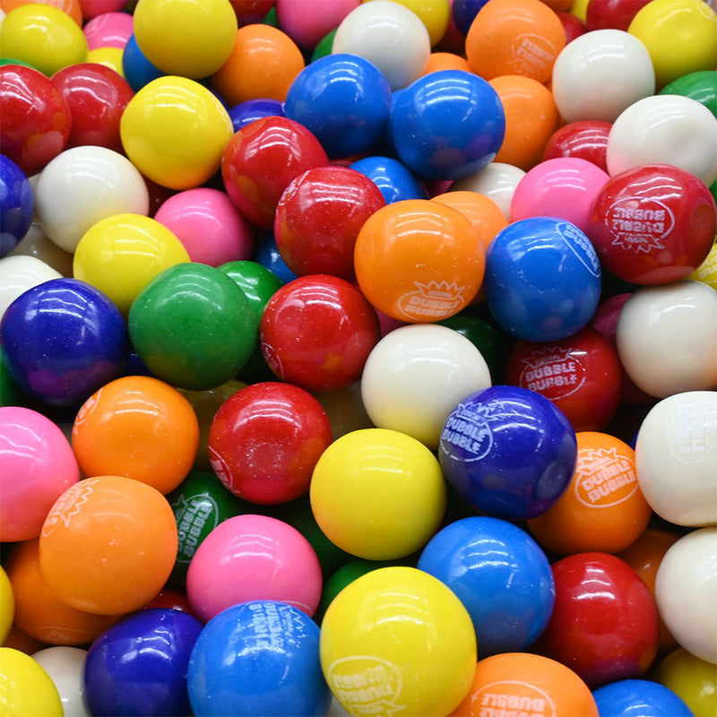 Dubble Bubble 1 Inch Assorted 8 Flavor Gumballs 850 Count Case