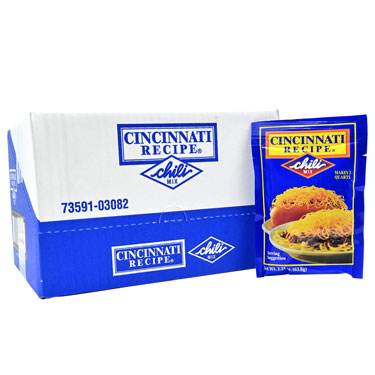 Cincinnati Recipe Chili Mix 2.25oz Packet 24ct Case