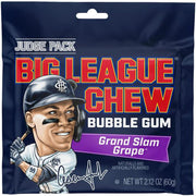 Big League Chew Aaron Judge Grand Slam Grape Bubble Gum, 2.12 oz, 3 Pack
