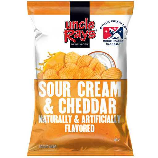 Uncle Rays Potato Chips Sour Cream And Cheddar 8oz 9ct