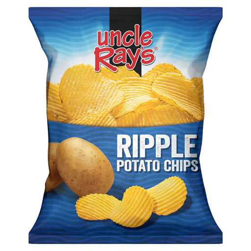 Uncle Rays Potato Chips Rippled 4.5oz 10ct