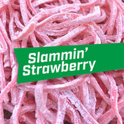 Big League Chew Slammin' Strawberry Bubble Gum, 2.12 oz Pouch