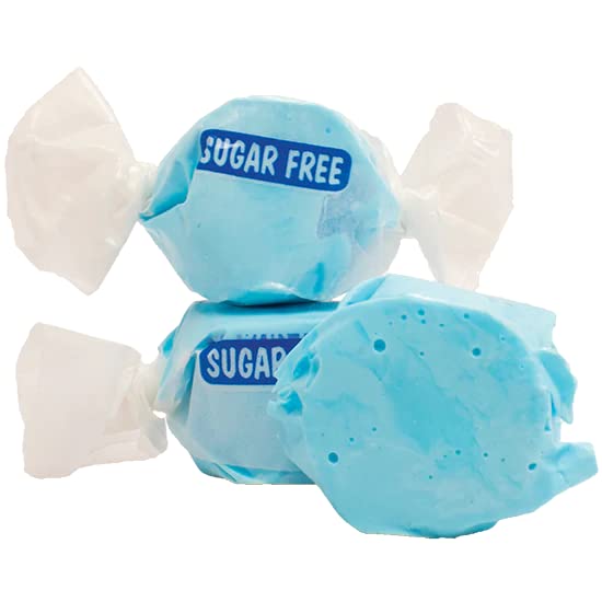 Taffy Town Sugarfree Blue Raspberry Salt Water Taffy 1lb
