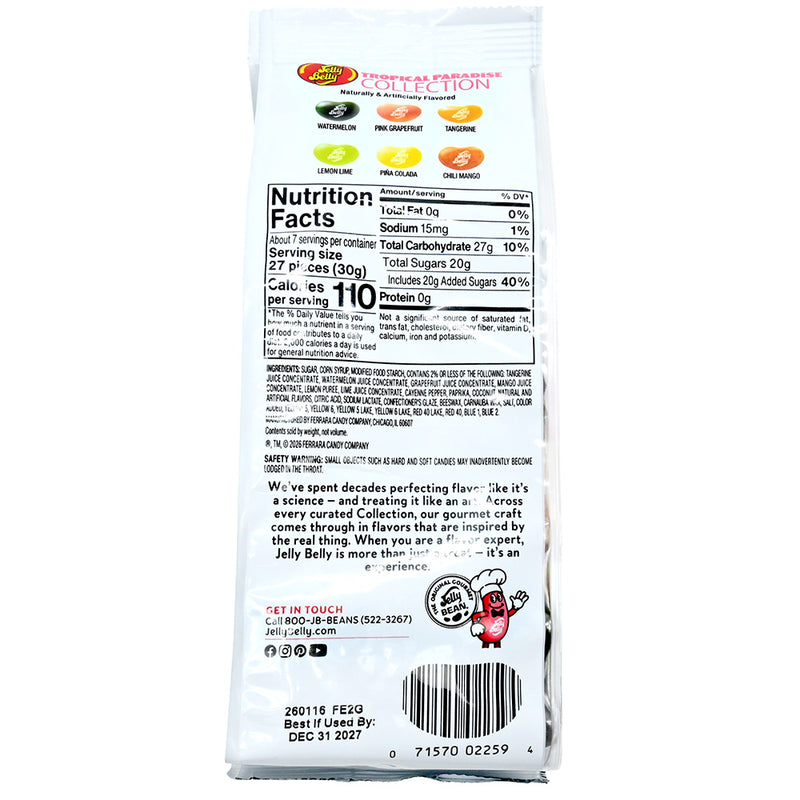 Jelly Belly Tropical Paradise 7.5 oz bag
