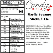Sesame Sticks Garlic 1 Lb