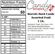 Colombina Assorted Fruit Barrels 1lb
